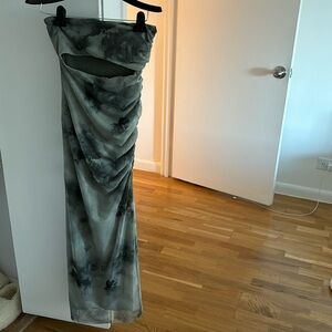 Multi color Zara strapless dress